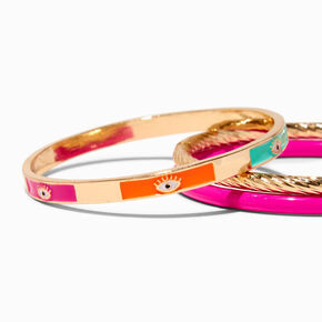 Claire&#39;s Club Evil Eye Bangle Bracelets - 3 Pack,