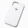 White Heart Phone Case - Fits iPhone 13 Pro Max,