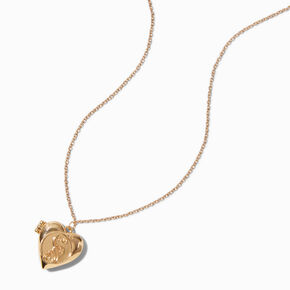 Wicked&trade; Claire&#39;s Exclusive Gold-tone Locket Necklace,