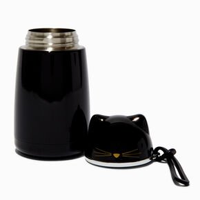 Black Cat Stainless Steel Water Bottle,