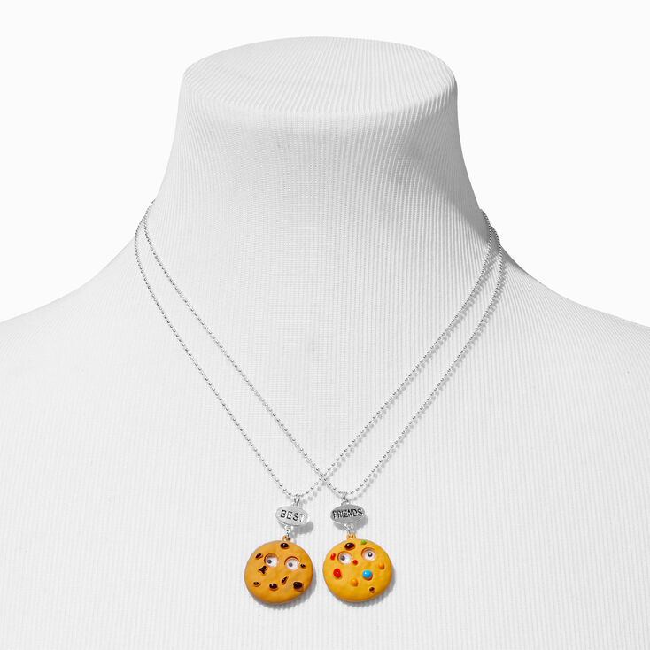 Best Friends Chocolate Chip Cookies Pendant Necklaces - 2 Pack,