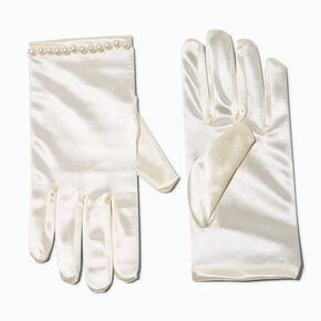 Claire&#39;s Club Special Occasion Ivory Pearl Gloves - 1 Pair,
