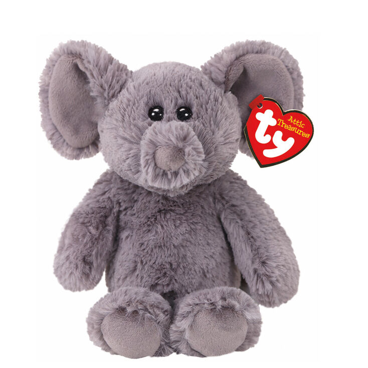 ty attic treasures small ella the elephant plush toy claire s us