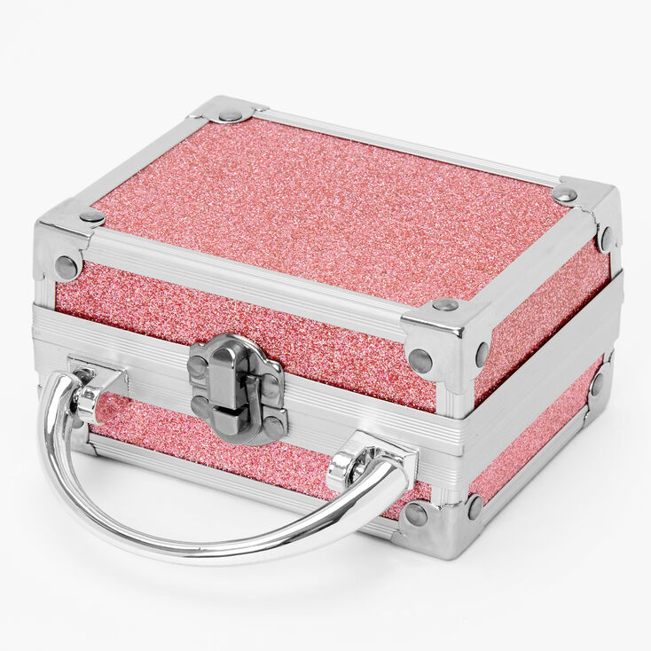 Claire's Club Tiny Travel Pink Lock Box Makeup Set | Claire's US