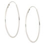 Sterling Silver 30M Infinity Hoop Earrings,