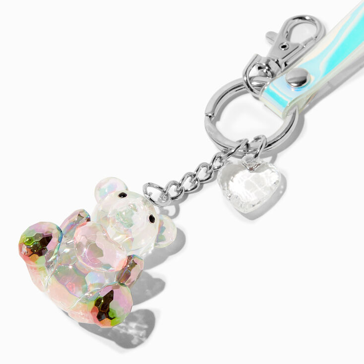 Holographic Bear Keychain,