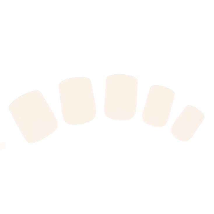 Lot de 100&nbsp;faux ongles naturels &agrave; bouts carr&eacute;s,