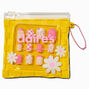Yellow Checkered Press On Faux Nail Set,