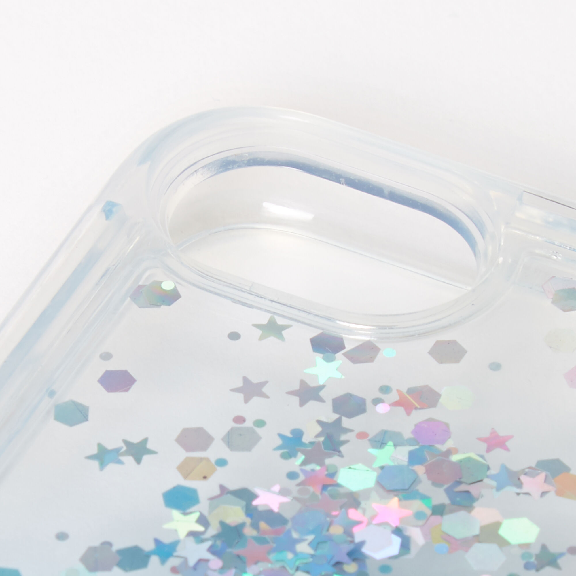 Blue Glitter Star Liquid Fill Phone Case - Fits iPhone 6/7/8/SE,