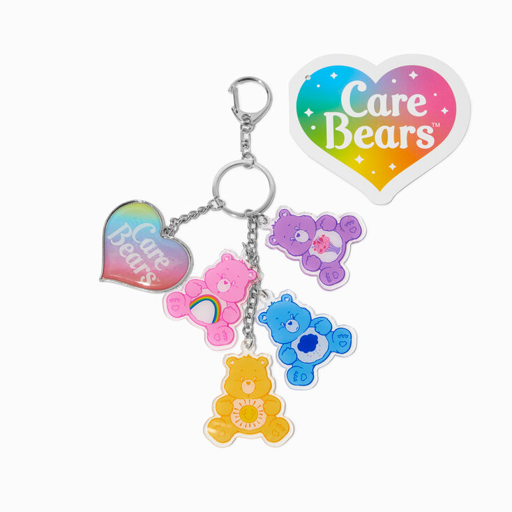 Care Bears&trade; Rainbow Multi Charm Keychain,