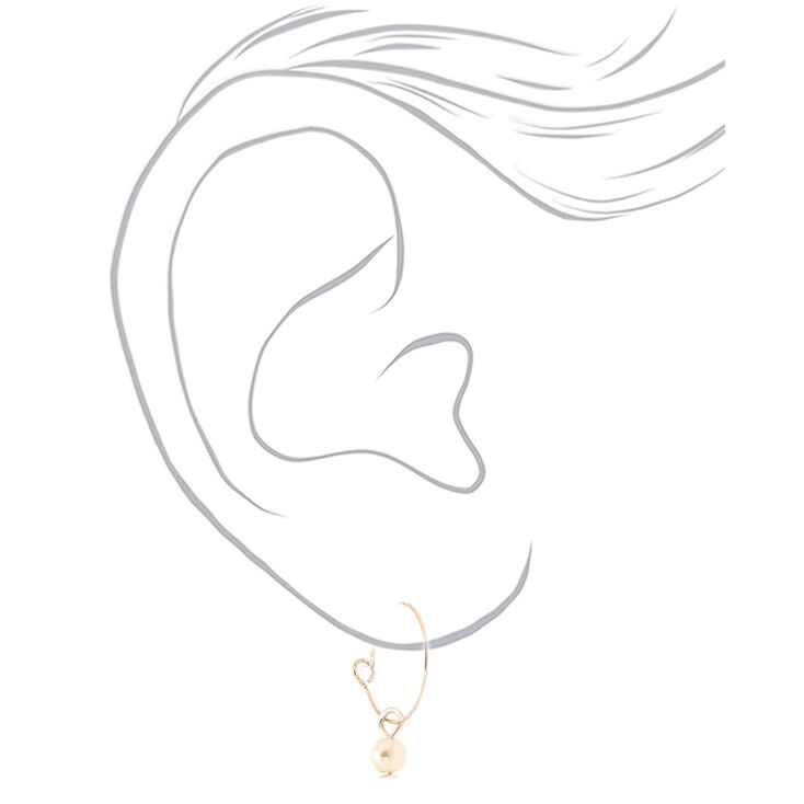Silver Classic Crystal Pearl Mixed Earrings - 6 Pack,