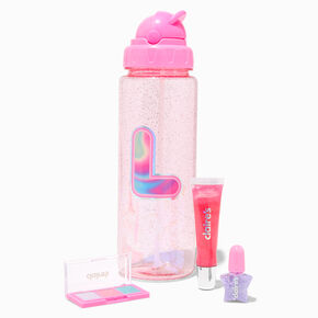 Initial Water Bottle Makeup Set - L,