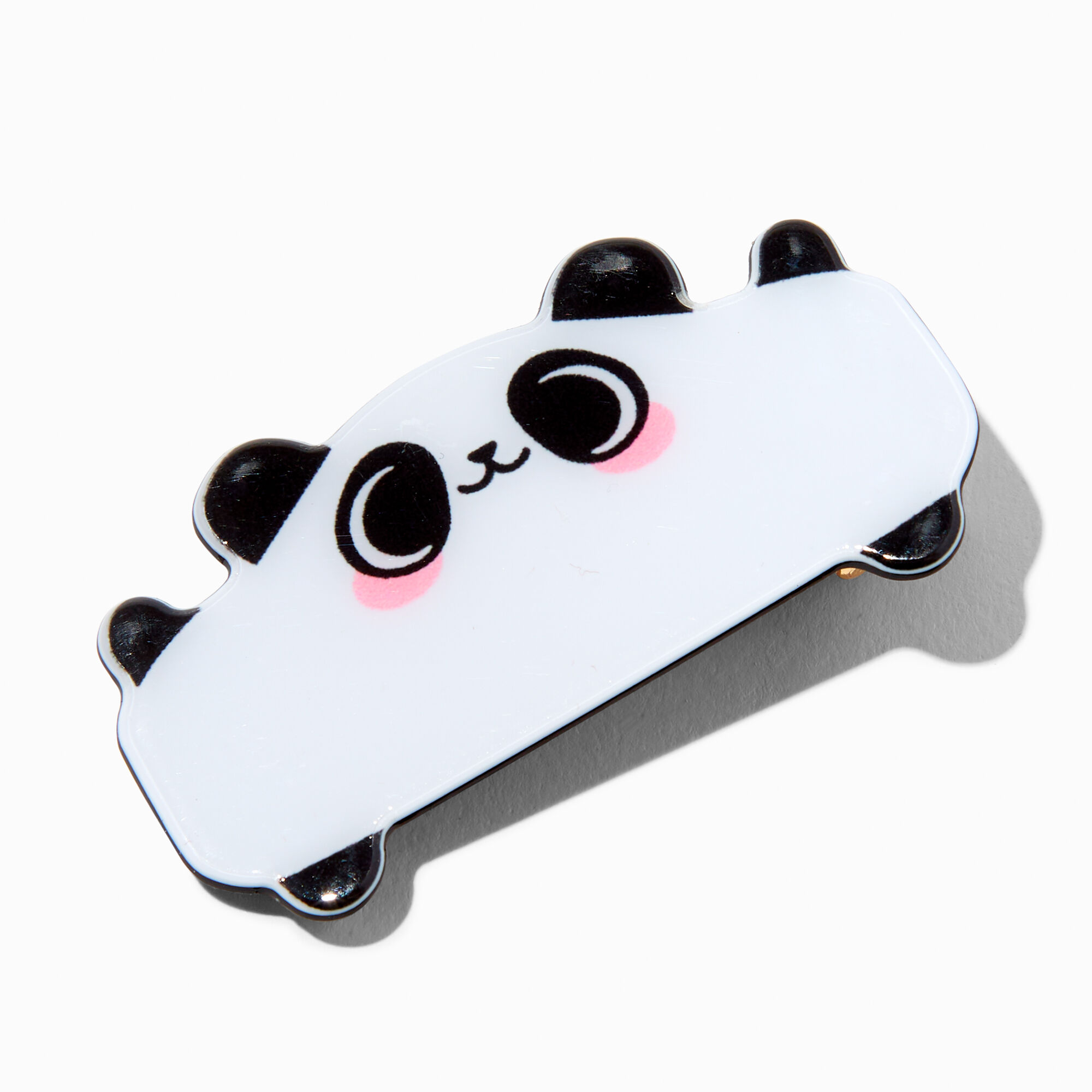 View Claires Black Panda Hair Clip White information