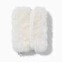 White Furry Mini Journal Notebook,