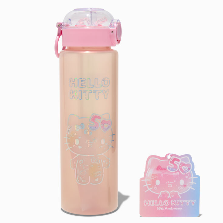 Hello Kitty&reg; 50th Anniversary Claire&#39;s Exclusive Water Bottle,