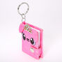 Alexa the Puppy Mini Diary Keychain - Pink,