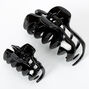 Solid Spike Hair Claws - Black, 2 Pack,