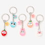 Dress Up Fruit Critters Best Friends Keychains - 5 Pack,