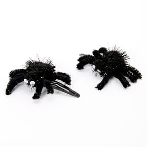 Go to Product: Fuzzy Spider Snap Hair Clips - Black, 2 Pack from Claires