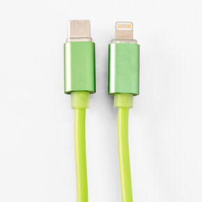 USB-C 10FT Charging Cord - Green,