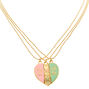 Mother &amp; Daughters Split Heart Pendant Necklaces - 3 Pack,