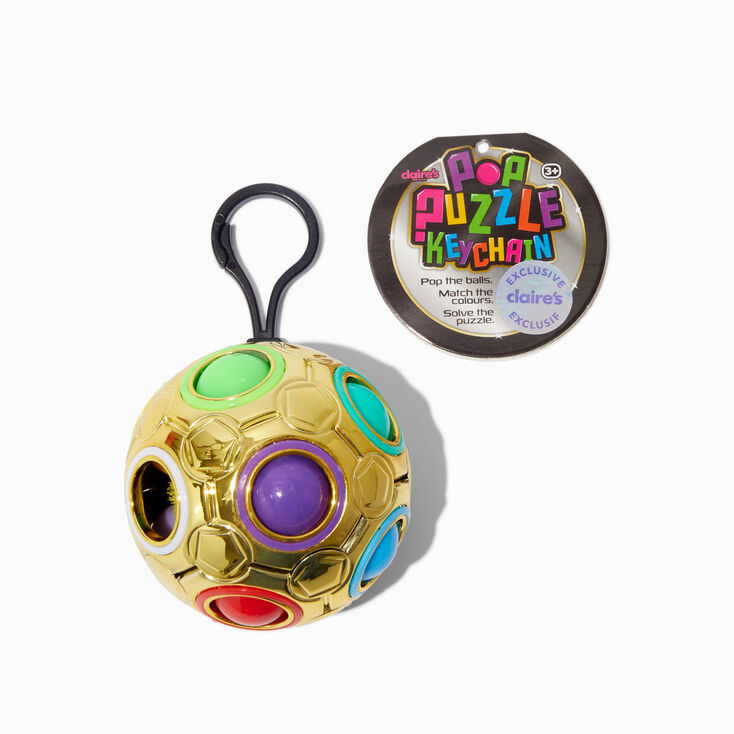 Porte-cl&eacute;s en exclusivit&eacute; chez Claire&rsquo;s puzzle pop m&eacute;tallique Claire&#39;s - Les mod&egrave;les peuvent varier,