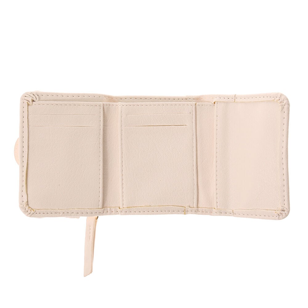 Pink Quilted Heart Buckle Wallet,