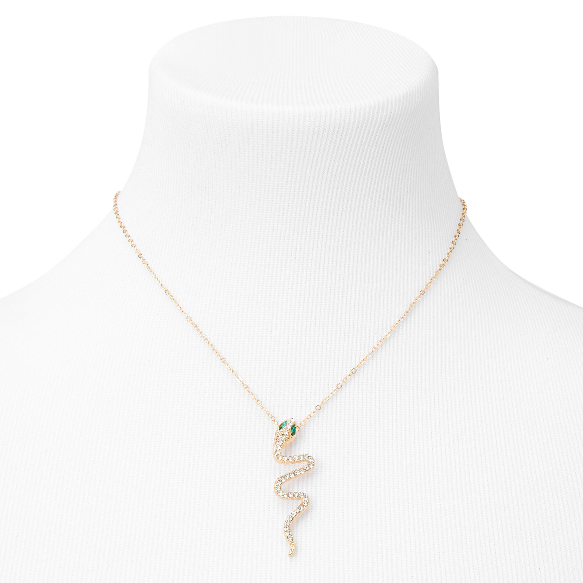 Rhinestone snake necklace online