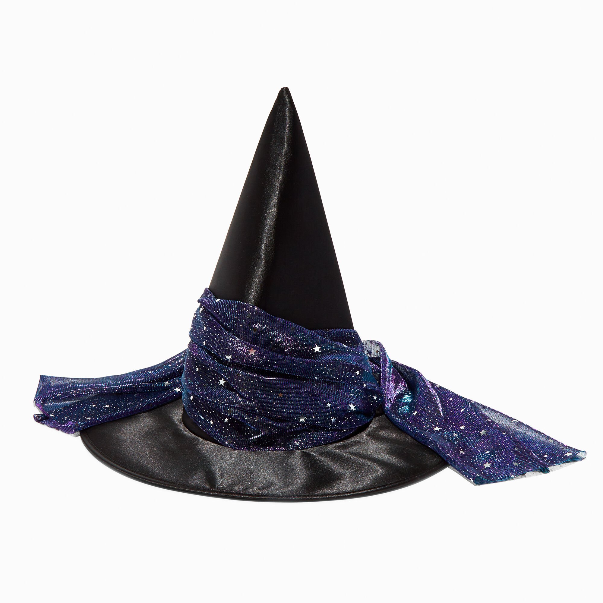 View Claires Celestial Witch Hat Black information