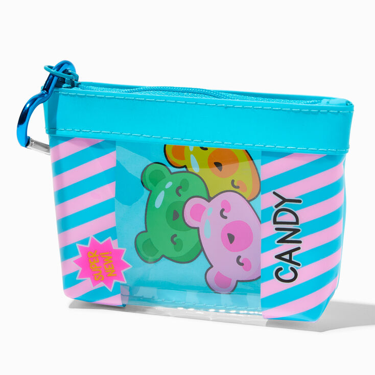 Porte-monnaie bleu bonbon,