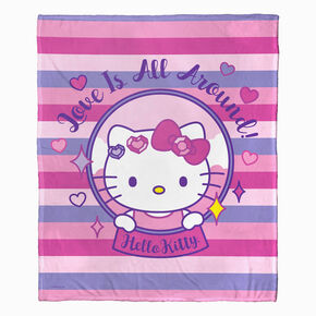 Hello Kitty&reg; &quot;Love Is All Around&quot; Silk Touch Throw Blanket &#40;ds&#41;,