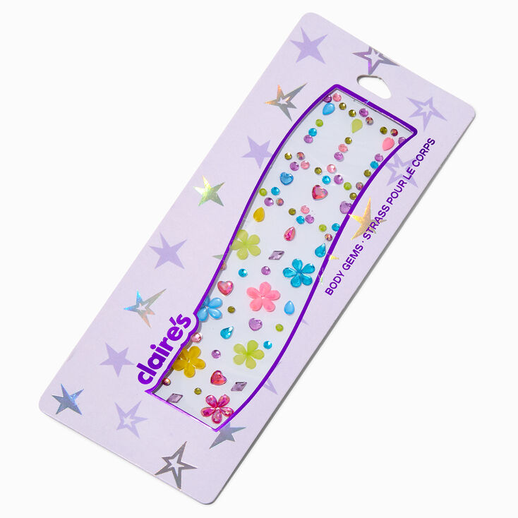 Rainbow Shapes Body Gems - 100 Pack,