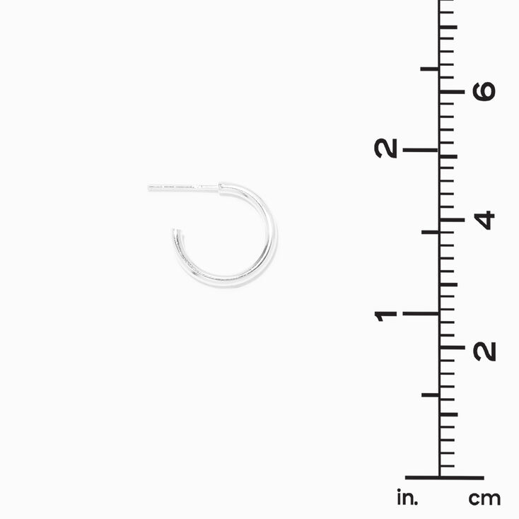 Sterling Silver 16MM Hoop Earrings,