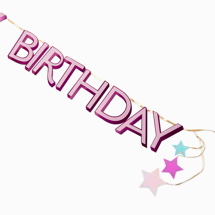 &quot;Happy Birthday&quot; Party Banner,