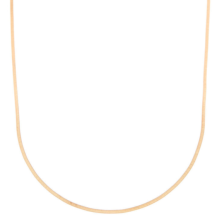 Gold Snake Chain Necklace,