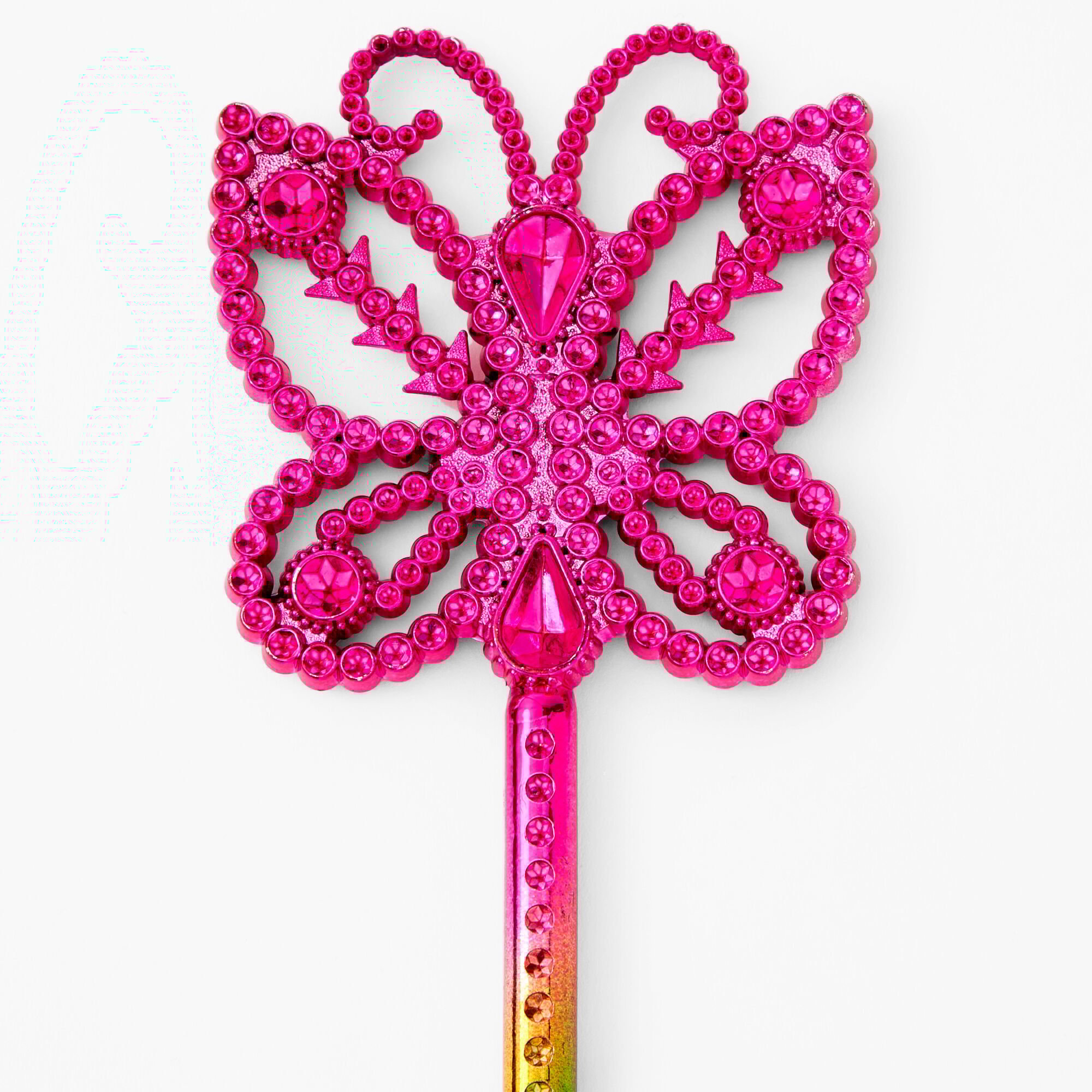Claire's Club Neon Rainbow Butterfly Wand,