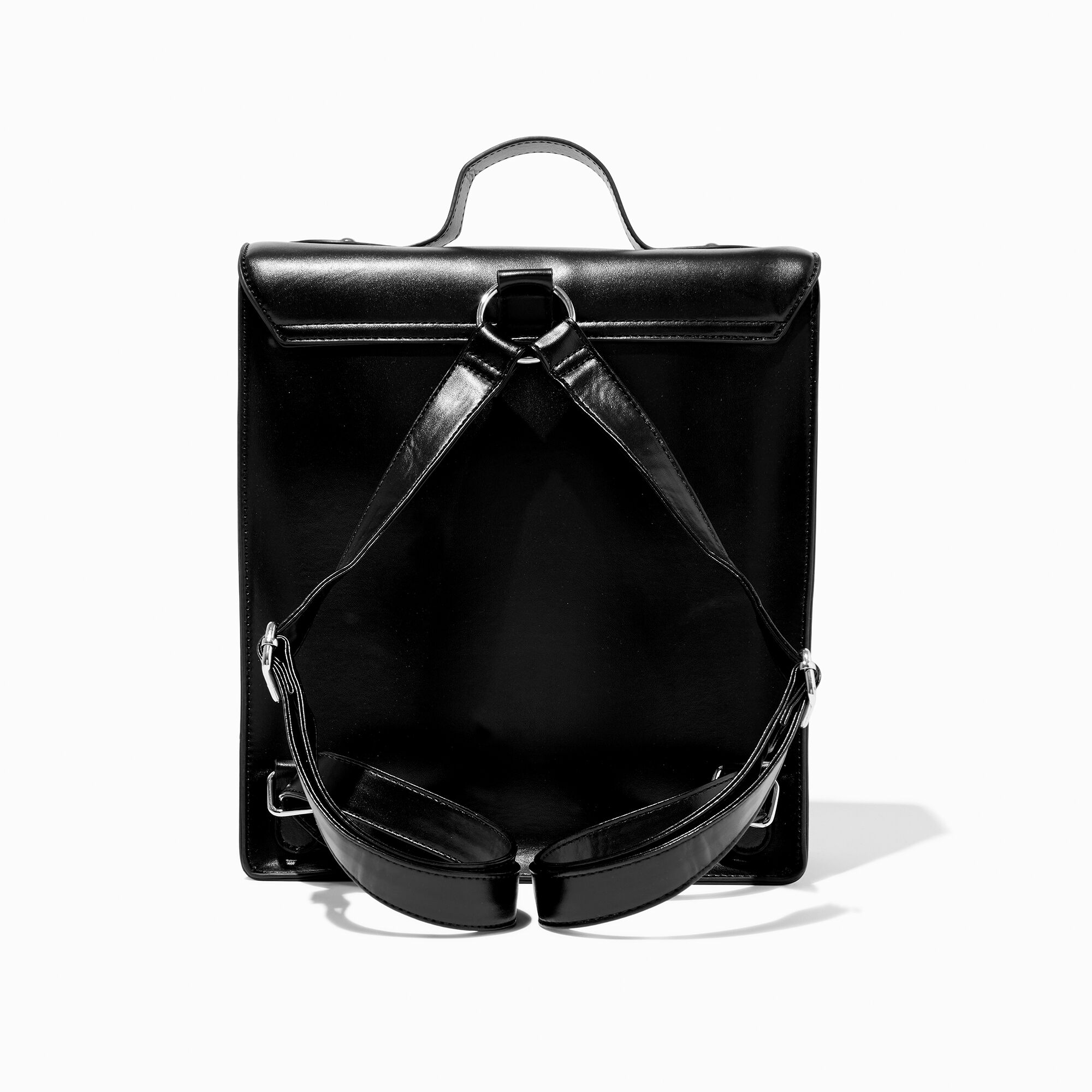 Wednesday Black Satchel Backpack Claire s