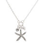 Silver Starfish Pendant Necklace,