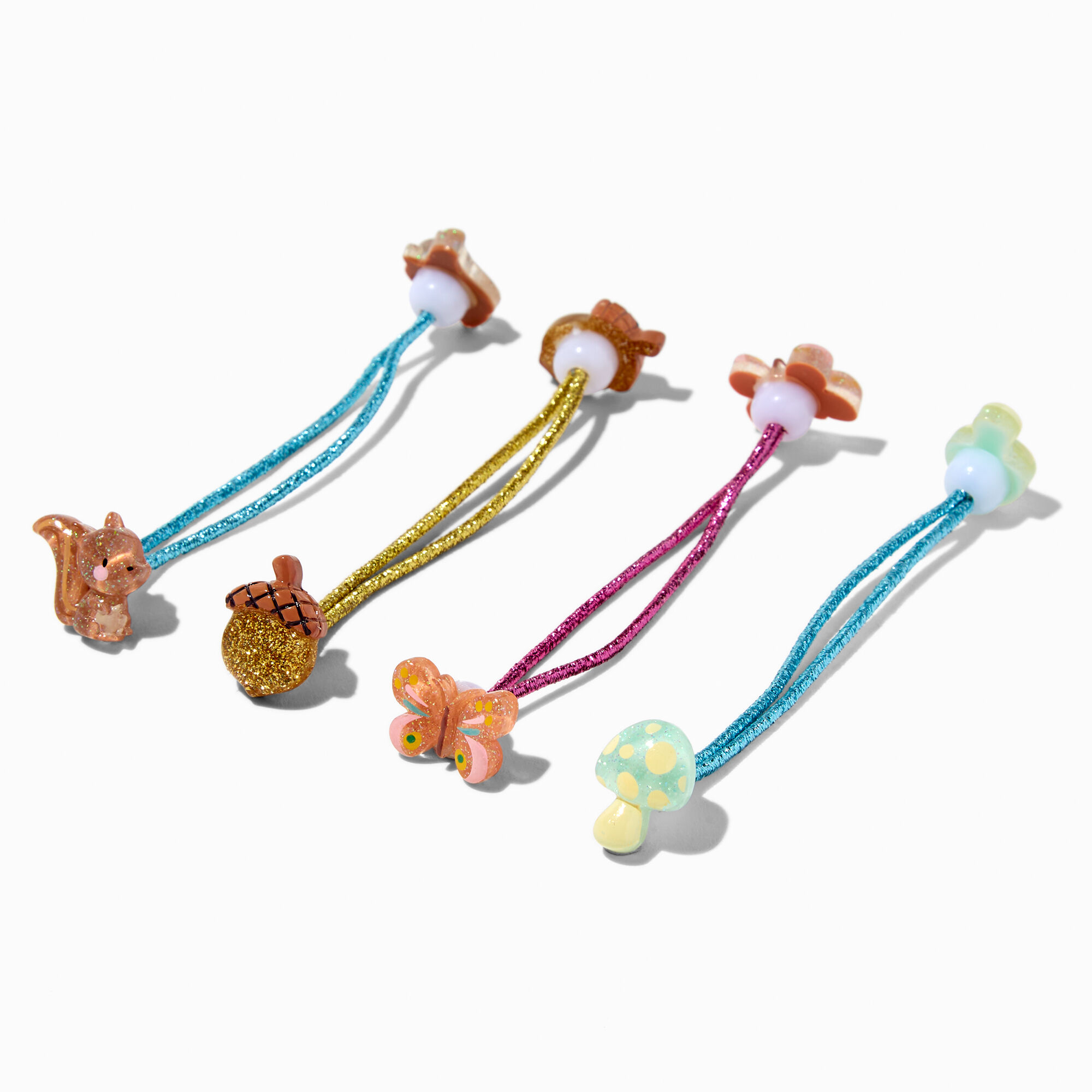 View Claires Club Woodland Critters Hair Ties 4 Pack information