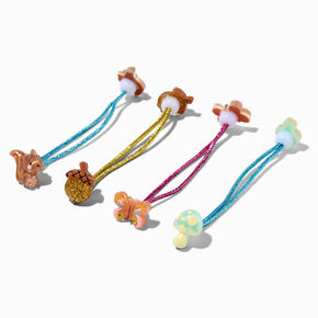 Claire&#39;s Club Woodland Critters Hair Ties - 4 Pack,