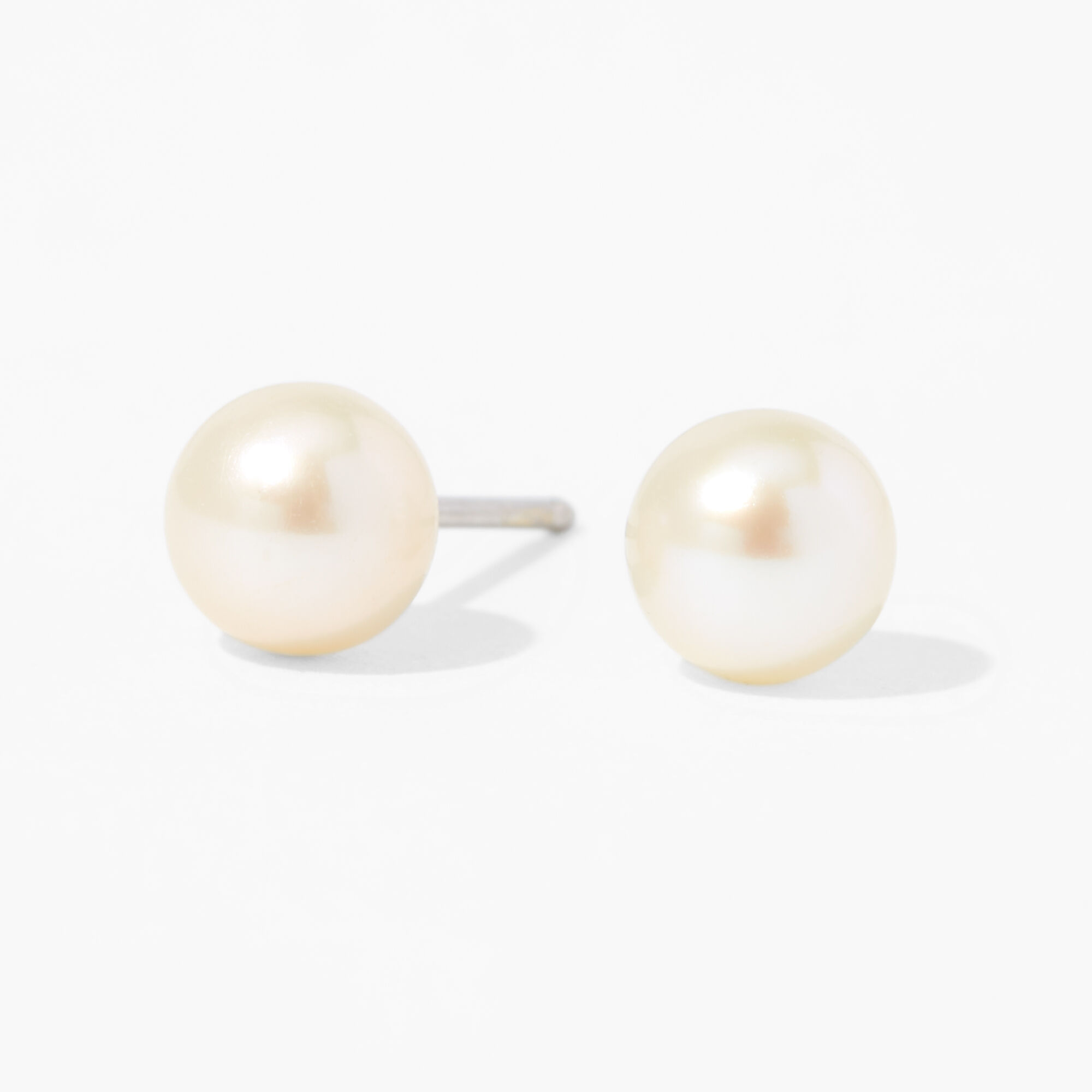 Beautiful South Sea Pearl Diamond Earrings 18K White Gold