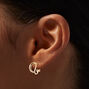 Gold-tone Clip-On Hoop Earrings - 3 Pack,