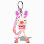 Porte-cl&eacute;s bracelet lapin aux membres extensibles,