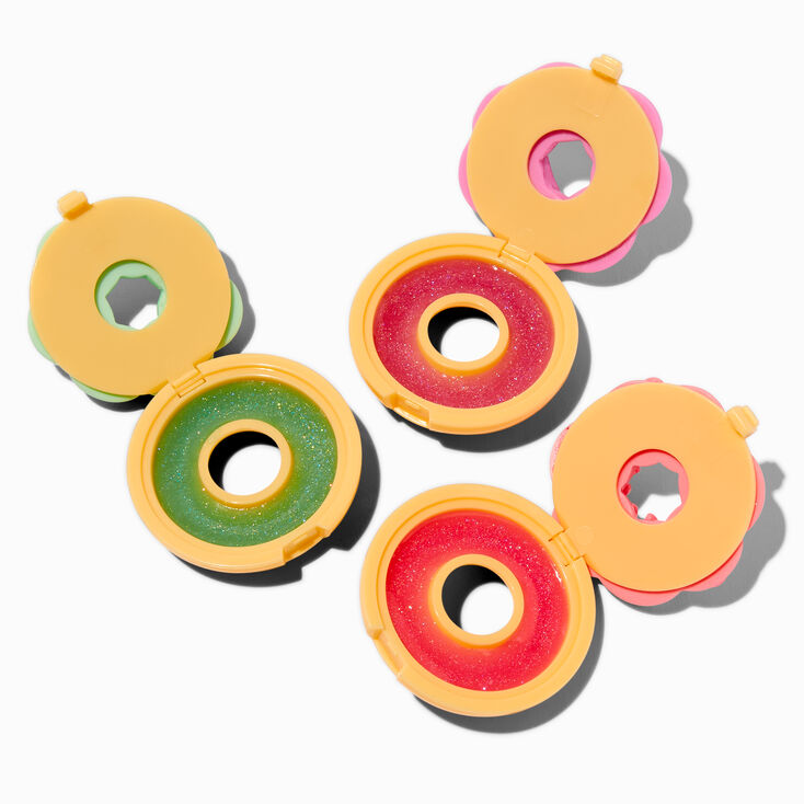 Mochi Donut Lip Gloss Set - 3 Pack ,