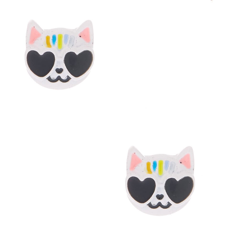 Claire's outlet cat earrings