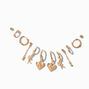 Gold-tone Cupid&#39;s Choice Earring Stackables Set - 6 Pack,