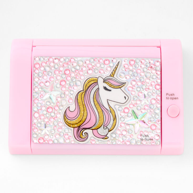 Unicorn Bling Mechanical Lip Gloss Set - Pink,