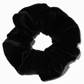 Black Velvet Hair Scrunchie,