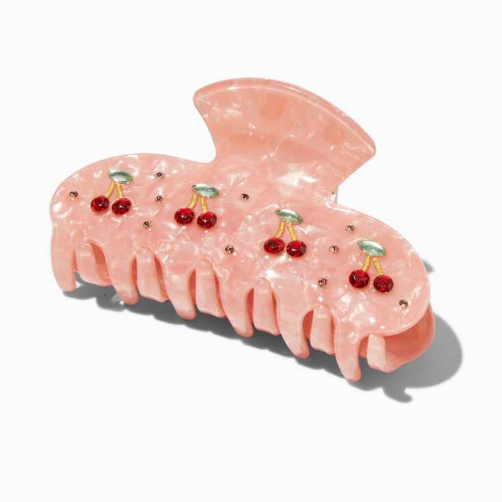 Cherry Pink Hair Claw,
