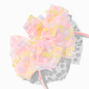 Claire&#39;s Club Pink Sequin Daisy Tulle Bow Headband,